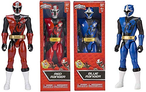 Power Rangers Ninja Steel Blue and Red Ranger 30cm Boys and Girls Action Figure Toys