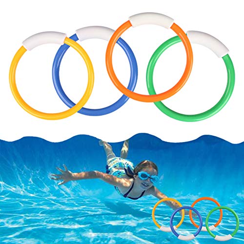 Pulchram 35 PCS Juguetes de Piscina de Buceo, Juego de Juguetes de Buceo Bajo el Agua, Juguetes de Natación para Niños para el Juego de Agua de la Piscina de Buceo