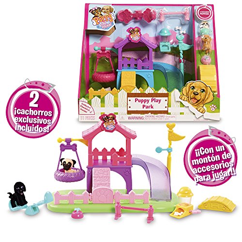 Puppies in my Pocket PMP10000 - Playset parque de juegos + 2 cachorros