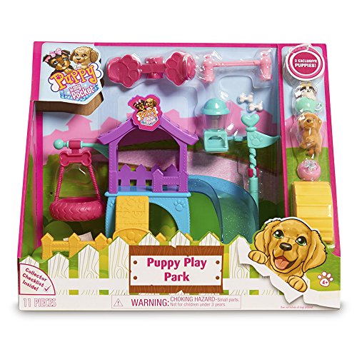 Puppies in my Pocket PMP10000 - Playset parque de juegos + 2 cachorros