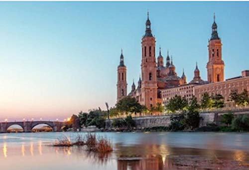 Puzzle Jigsaws 1000 Piezas Hermoso Paisaje De Amanecer En Zaragoza Arte De Bricolaje para Adultos Mayores