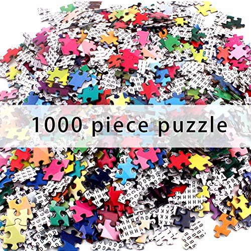 Puzzle Redondo 1000 piezas,Rompecabezas Redondo,Puzzle Adultos,Para Educativo El Alivio del Estrés Circular Desafío Intelectual Juegos Niños Adultos (Baloncesto)