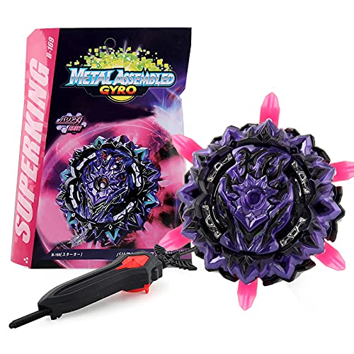 QIANQ Beyblade Burst Turbo Set，Peonzas Juguetes Conjunto,Burst Turbo Launcher Set,Navidad Regalo, Regalo para Los Niños