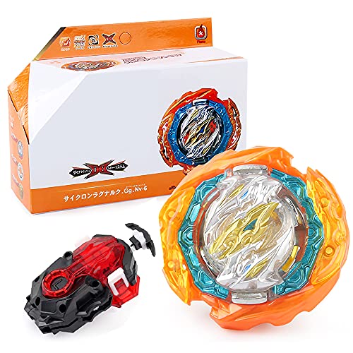 QIANQ Beyblade Burst Turbo Set，Peonzas Juguetes Conjunto,Burst Turbo Launcher Set,Navidad Regalo, Regalo para Los Niños