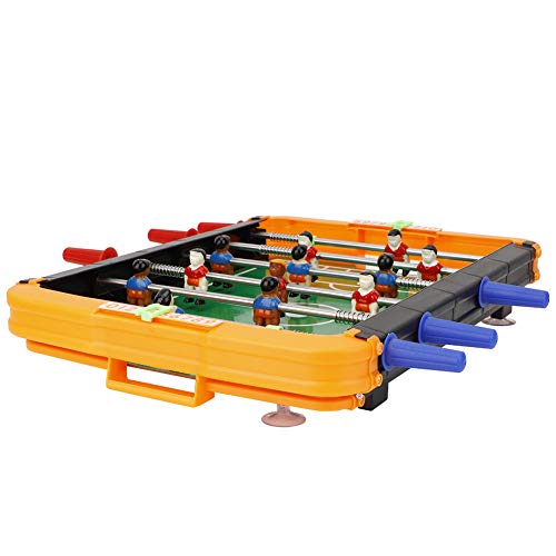 Qinlorgon 【Venta del día de la Madre】 Juego de Mesa de fútbol, Juego portátil de Pelotas de futbolín Mini Juego de Accesorios de fútbol de Mesa de futbolín para Sala de Juegos Bar Playground