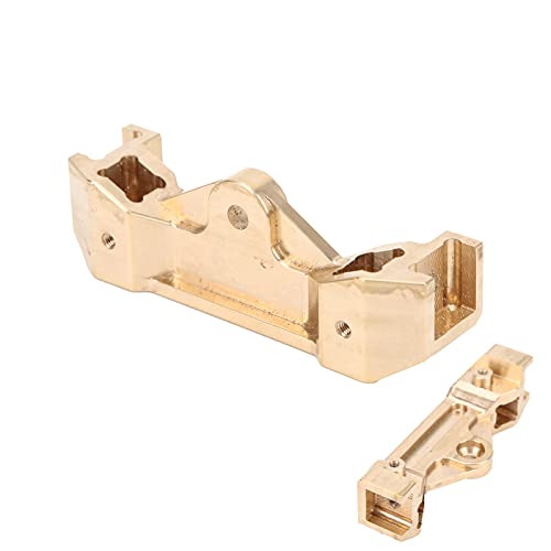 QIRG Viga Delantera RC, Mejora del Oro De La Viga Transversal Delantera del Coche Teledirigida del Metal para La Oruga 1/10 RC