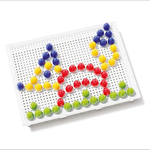 Quercetti-Quercetti-2123 FC Básico d.15-Juego Educativo de mosaicos, Multicolor (2123)