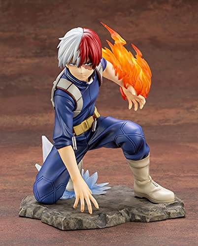 Qwhone Figuras de acción de Anime My Hero Academia Izuku Midoriya Bakugou Katsuki Todoroki Shouto Figura Estatuas Colección de Figuras Regalos de cumpleaños Juguetes de PVC,Todoroki shouto