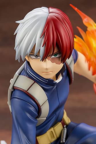 Qwhone Figuras de acción de Anime My Hero Academia Izuku Midoriya Bakugou Katsuki Todoroki Shouto Figura Estatuas Colección de Figuras Regalos de cumpleaños Juguetes de PVC,Todoroki shouto