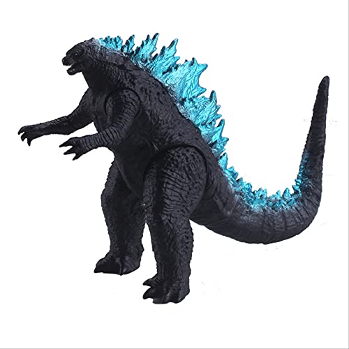 QWYU Godzilla Vs Kong Monsters Soft Rubber Large Doll Figura de acción Pvc Juguete hecho a mano Modelo Furia Monstruo Dinosaurio Conjunto Movable