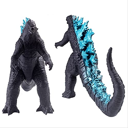 QWYU Godzilla Vs Kong Monsters Soft Rubber Large Doll Figura de acción Pvc Juguete hecho a mano Modelo Furia Monstruo Dinosaurio Conjunto Movable