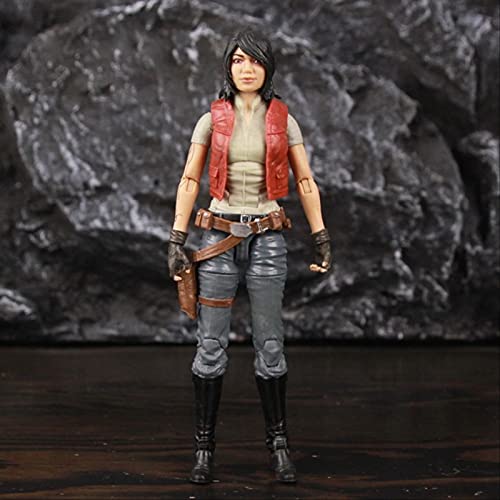 QWYU Star Wars Rebels Ezra Bridger Jedi Caído orden Cal Kestis Doctor Aphra 6 pulgadas Figura de acción Negro Series Juguetes Muñeca Doctor Aphra