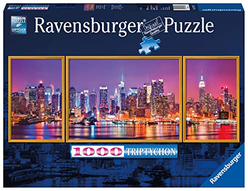 Ravensburger-00.019.792 Puzzle 1000 pzas Tríptico New York, Multicolor (19792) , Modelos/colores Surtidos, 1 Unidad