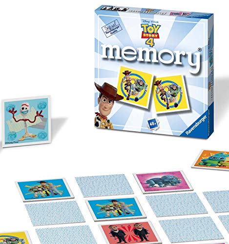 Ravensburger-21472 Ravensburger Disney Toy Story 4 Mini Memoria para niños a Partir de 3 años clásico a Juego de Pares, Multicolor (21472) , color/modelo surtido