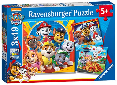 Ravensburger Puzzle 05048, Paw Patrol, 3x49 Piezas, Puzzle Niños, Edad Recomendada 5+ , Rompecabezas Ravensburger