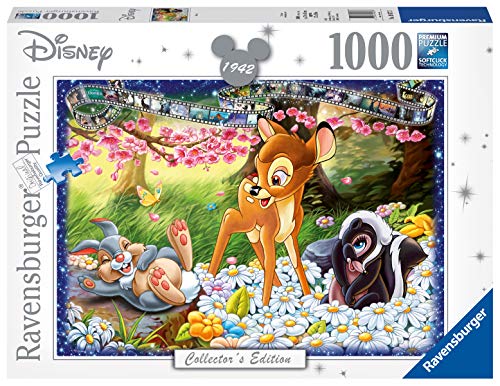 Ravensburger Puzzle 1000 Piezas, Bambi, Puzzle Disney, Rompecabezas Ravensburger de Alta Calidad, Edad Recomendada 12+