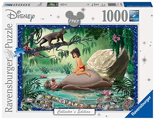 Ravensburger, Puzzle 1000 Piezas, El Libro de la Selva, Puzzle Disney, Puzzle Adultos, Rompecabeza de Alta Calidad, 19744