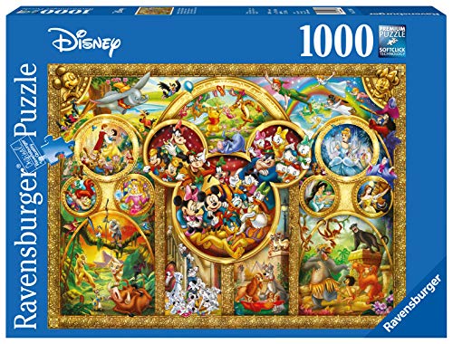 Ravensburger Puzzle 1000 Piezas, Lo Mejor de Disney, Puzzle Disney, Rompecabezas Ravensburger de Alta Calidad, Jigsaw Puzzle, Edad Recomendada 12+