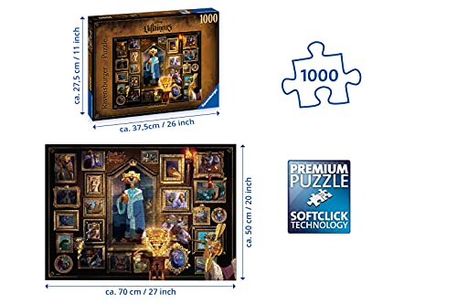 Ravensburger Puzzle 1000 Piezas, Villainous, Prìncipe Juan, Puzzle Disney, Rompecabezas Ravensburger de Alta Calidad, Villanos Puzzle, Edad Recomendada 12+