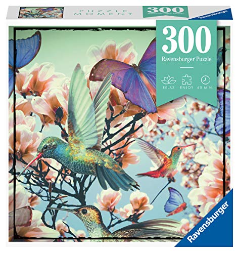 Ravensburger Puzzle, Hummingbrid, Puzzle 300 Piezas, Línea Puzzle Moment, Puzzle Adultos, Rompecabeza de Calidad