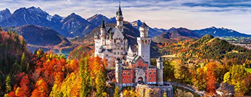 Ravensburger Puzzle, Puzzle 1000 Piezas, Castillo de Neuschwanstein, Colección Alemana, Puzzles para Adultos, Rompecabezas Ravensburger de Alta Calidad