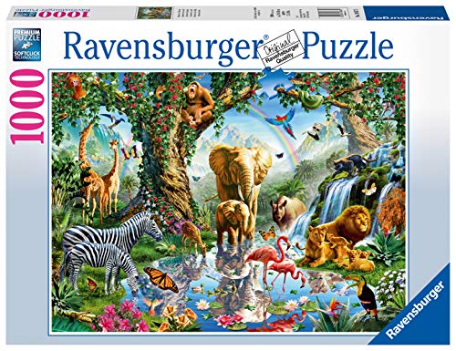 Ravensburger Puzzle, Puzzles 1000 Piezas, Aventuras en la Selva, Animal Puzzle Puzzles para Adultos, Puzzle Ravensburger