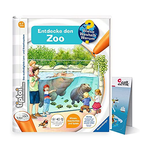 Ravensburger tiptoi LIBRO Entdecke den Zoo +infantil tier-weltkarte- Länder,ANIMALES,CONTINENTES