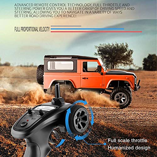 RC Crawler Escala 1/16, Camión Militar de Control Remoto Todoterreno FPV WiFi 4WD Juguetes de Teledirigido Coche para niños, vehículo eléctrico para Interior al Aire Libre