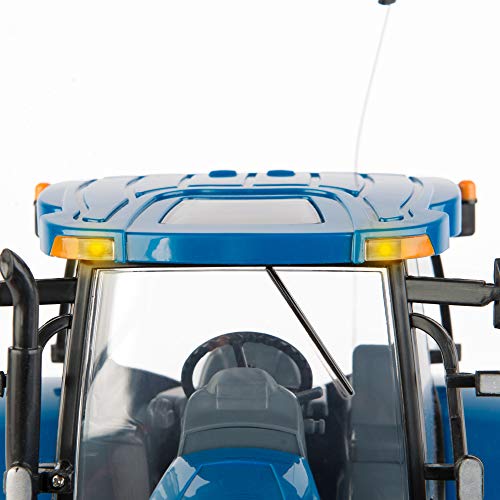 RC2 (Learning Curve) Racing Champions International - Tractor New Holland R/C Pilas con Luces Y Sonidos 120-42601