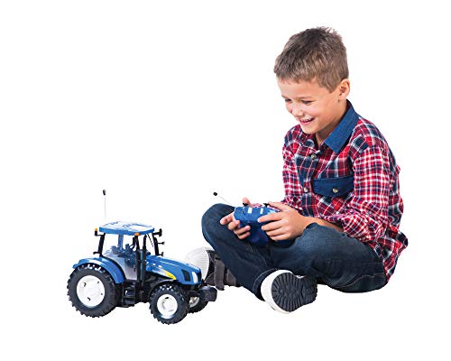 RC2 (Learning Curve) Racing Champions International - Tractor New Holland R/C Pilas con Luces Y Sonidos 120-42601