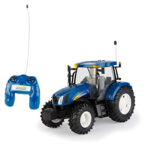 RC2 (Learning Curve) Racing Champions International - Tractor New Holland R/C Pilas con Luces Y Sonidos 120-42601