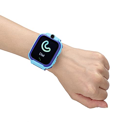 Reloj De Pulsera Digital, 400 MAh Batería 2.5D Holográfico Diseño Integrado Pantalla Táctil Impermeable Smartwatch HD Protección Ocular Para Niños De 3 A 12 Años De Edad Para Regalo De(azul)