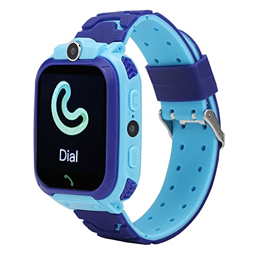 Reloj De Pulsera Digital, 400 MAh Batería 2.5D Holográfico Diseño Integrado Pantalla Táctil Impermeable Smartwatch HD Protección Ocular Para Niños De 3 A 12 Años De Edad Para Regalo De(azul)