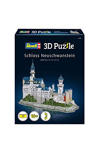 Revell- Castillo de Neuschwanstein, Longitud 44,0cm 3D Puzzle, Multicolor (00205)