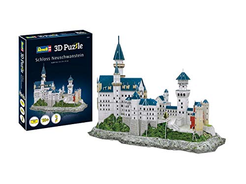 Revell- Castillo de Neuschwanstein, Longitud 44,0cm 3D Puzzle, Multicolor (00205)