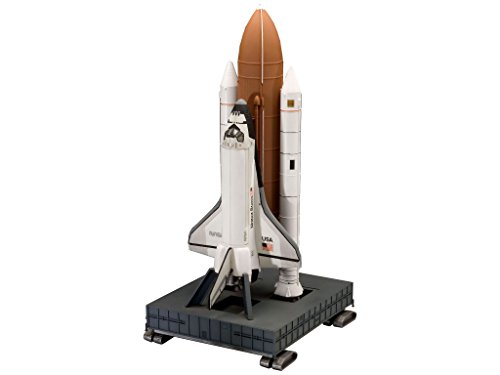 Revell- Discovery + Booster Rockets Maqueta Transbordador Espacial, Color Multicolor (Wolf Grey/Pure Platinum/White 010), 38.5 EU (RMG/4736)