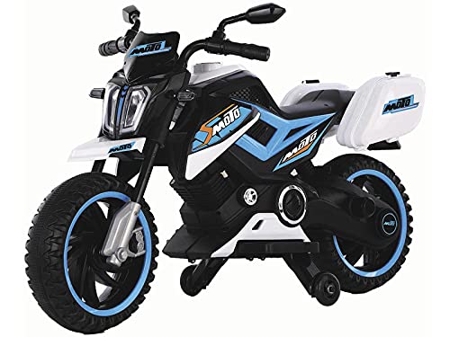 RIDE TRIKE Moto Batería MotoXR Azul con Música 12V