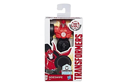 Robot Action Figure juguete sideswipe transformers de 15 cm – Figuras pequeñas Super Robot Wars en blíster individual – Juegos personajes Transformers "Combiner Force" rojo – B1787