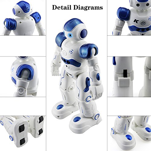 Robot de Juguete de Regalo , Smart Robotics Camina Canta Baila Programables y Sensación de Gestos para el Entretenimiento de Los Niños KR2