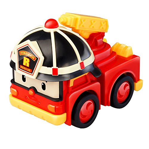 Rocco Juguetes 83138 – Robocar Poli Vehículo a embrague, 3 personajes surtidos