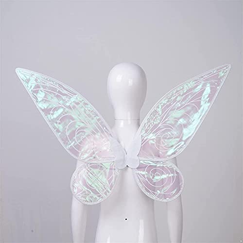 RSOIRSS Flash Fairy Wings, Butterfly Princess Wings Dress Up Fancy Dress Shawl Fairy Wings, Vestido Dress Up Game Fiesta Regalo (Multicolor)