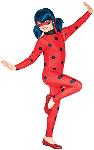 Rubies 300134 5-6 Miraculous Ladybug - Disfraz de mariquita para niña, multicolor