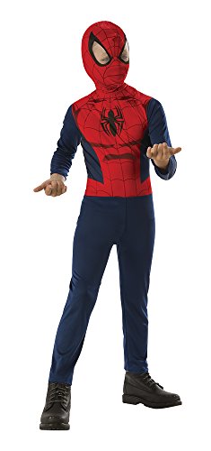 Rubies 620877-L Disfraz de Spiderman para niño, L (8 -10 años)