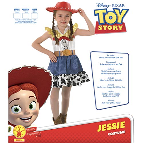 Rubies - Disfraz oficial de Jessie de Toy Story de Disney para niña - Talla grande