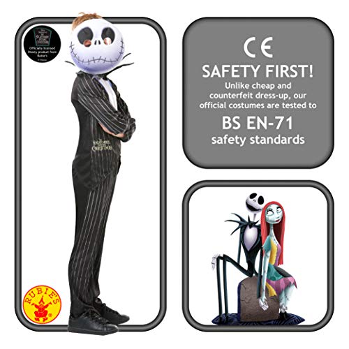 Rubies Jack Skellington Disfraz, Multicolor, medium (300430M)