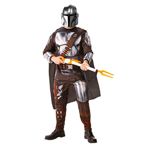 Rubies- Rubie'S Official Disney Star Wars The Mandalorian Adult Costume, Mens Fancy Dress, Size Standard Disfraces, Multicolor, Extra Large (300930-XL)