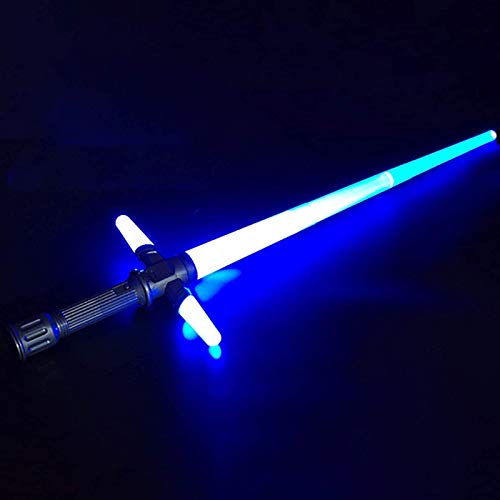 Sable de Luz Extensible Star Wars Sable de Luz Tipo Telescópico Sable de Luz Electrónico Force Awakens Sable de Luz con Efectos de Sonido Sables de Luz de Juguete 39~72Cm A