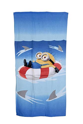 Safari-820-729-TOALLA Estampada Minions 70X140, 60103