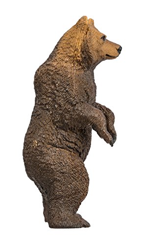 Safari S181729 Wild North American Wildlife Grizzly Bear - Minatura de plástico en Miniatura