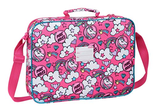 safta 612012385 Cartera Extraescolares de Minnie Mouse, Rosa, Único